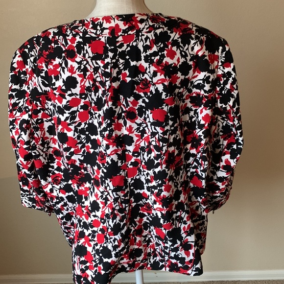 Covington Floral Cropped Jacket 100% cotton, lining 100% polyester. 16-18W - Picture 8 of 12